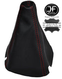 RED STITCHING REAL LEATHER GEAR GAITER FITS HONDA ACCORD 2003-2007 CUSTOM NEW