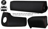 RED STITCH 3X DASH DASHBOARD PAD LEATHER COVERS FITS DELOREAN DMC-12 1981-83