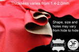 LARGE RED LEATHER FULL 40 SQ FT HIDE QUALITY TOP GRAIN GENUINE LEATHER