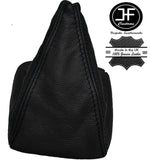 BLACK STITCH MANUAL LEATHER GEAR GAITER FITS MERCEDES E CLASS S210 W210 95-03