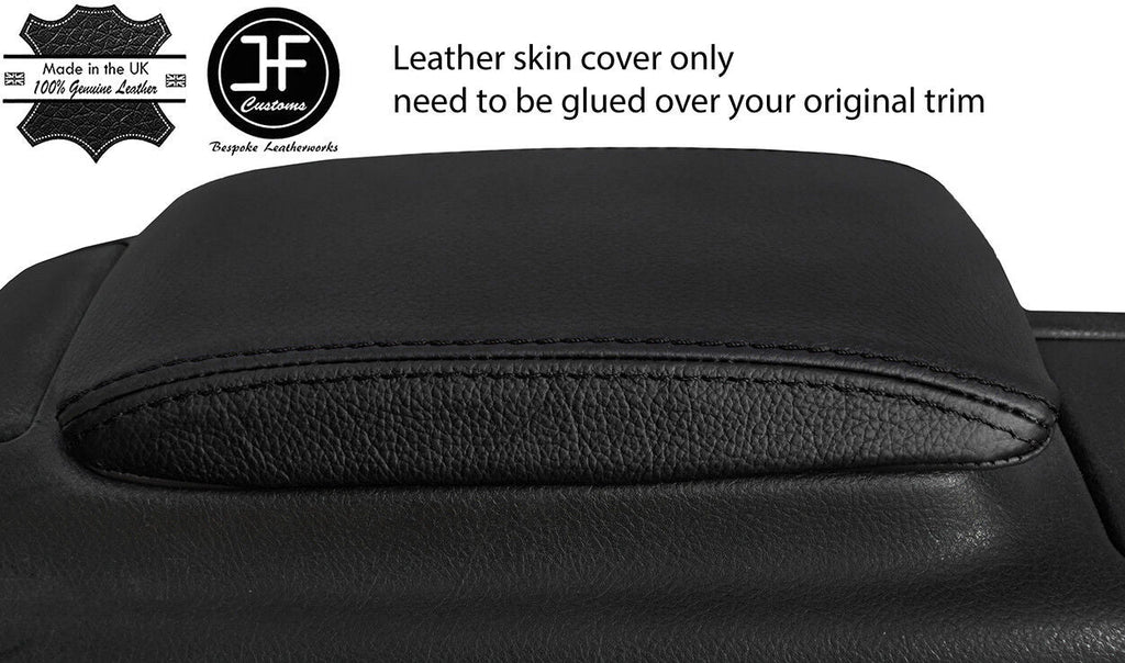 BLACK & BLACK 2 TONE LEATHER ARMREST LID COVER FOR LEXUS IS200 IS300 1998-2005