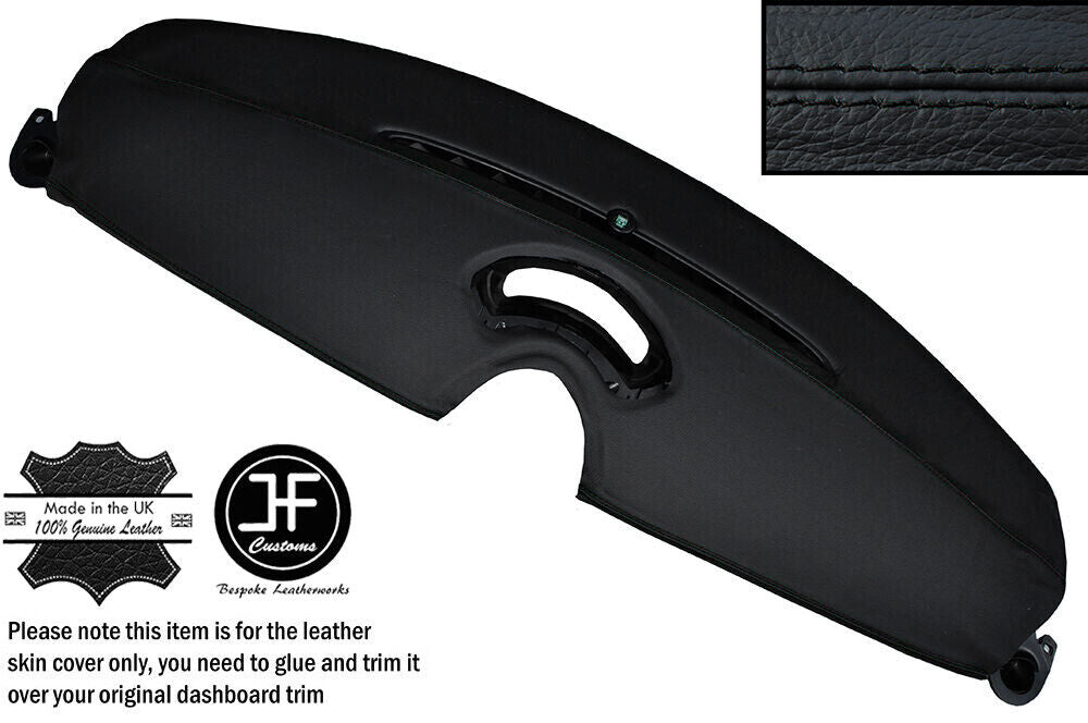 BLACK STITCH TOP DASH DASHBOARD LEATHER COVER FOR BMW MINI CLUBMAN R55 07-14
