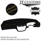 YELLOW STITCH ITALIAN LEATHER DASHBOARD COVER FOR HONDA CIVIC MK6 EK4 EK9 96-00