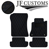 BLUE  DIAMOND STITCH VINYL 4XTAILORED FLOOR CARPET FOR MERCEDES CLK 03-10 JF1