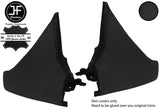 BLACK STITCH 2X TRIANGLE CONSOLE SIDE TRIM CARBON VINYL COVER FOR MAZDA MX5 MK3