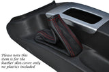 RED STITCH LEATHER TRANSFER LEVER GAITER FITS JEEP CHEROKEE LIMITED 2001-2005