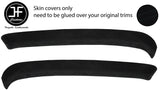 BLACK STITCH 2X REAR DOOR TRIM SUEDE COVERS FOR BMW 3 SERIES E90 SALOON 06-13