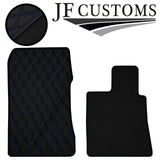 BLUE DIAMOND STITCH VINYL 4X TAILORED FLOOR CARPETS FOR HONDA LEGEND 06-21  JF1