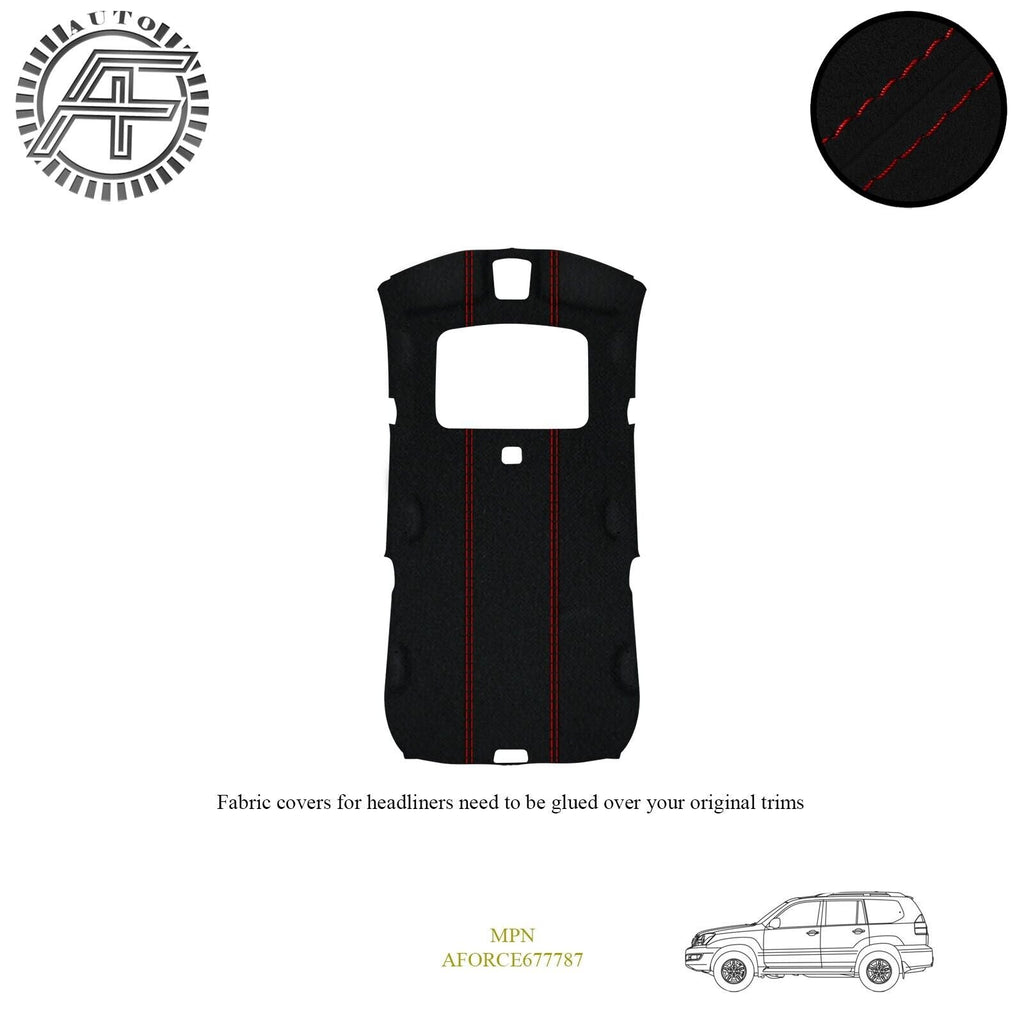 LUXE SUEDE CUSTOM HEADLINER COVER FITS LEXUS GX470 5-DOOR SUV + SUNROOF 03-09