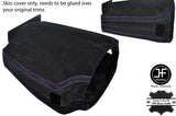 RED STITCH STEERING SHROUD COLUMN SUEDE COVER FOR PORSCHE 911 912 1968-1973