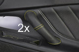 yellow stitch FITS HONDA S2000 2X DOOR HANDLE PERFORATED LEATHER COVERS