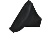 BLACK DOUBLE STITCH FITS  ZAFIRA A 1999-2005  BLACK LEATHER HANDBRAKE GAITER