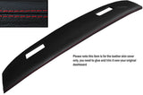 RED STITCH TOP DASH DASHBOARD LEATHER SKIN COVER FITS JAGUAR SERIES 3 XJ12