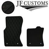 D GREEN DIAMOND STITCH VINYL 4XTAILORED FLOOR CARPET FOR JAGUAR F-PACE 16-21 JF1