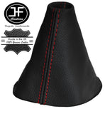 RED STITCH MANUAL REAL LEATHER GEAR GAITER FITS RANGE ROVER EVOQUE 2011-2016