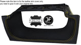 YELLOW STITCHING SPEEDO SURROUND LEATHER COVER FITS VW GOLF MK3 JETTA 91-98