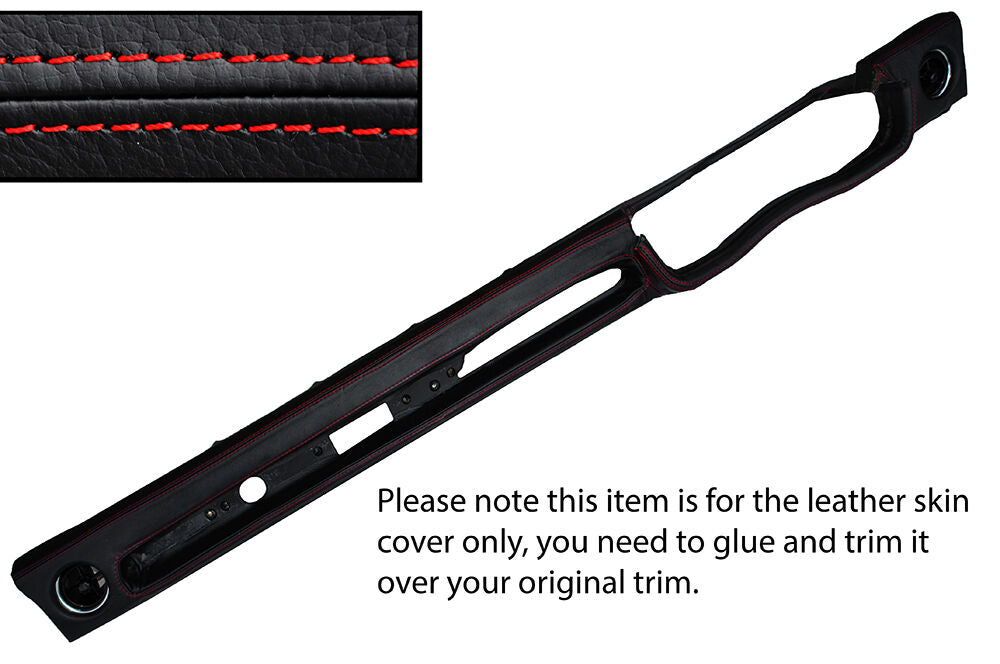 RED STITCH LOWER DASH DASHBOARD LEATHER SKIN COVER FITS BMW E3 CUSTOM NEW