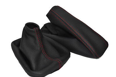 red stitch FITS BMW E28 E24 E30 E34 E36 E46 Z3 E39 E60 E90 E87 PERFORATED