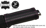 PINK STICH HANDBRAKE HANDLE LEATHER COVER FITS VAUXHALL OPEL CORSA E 2014-2017