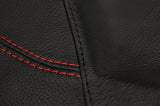 RED STITCH STYLE 2 2X FULL DOOR CARD LEATHER COVER FITS PORSCHE 924 944 75-89