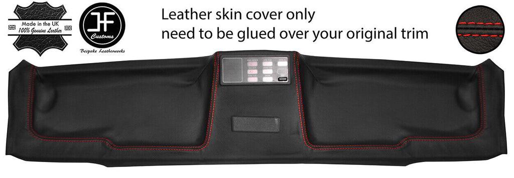 RED STITCH TOP ROOF HEADLINER PANEL LEATHER COVER FOR BMW E30 81-92 COUPE