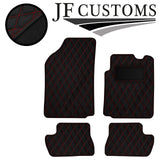BEIGE DIAMOND STITCH VINYL 4X TAILORED FLOOR CARPETS FOR CITROEN C2 03-09 JF1