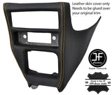 YELLOW STITCH DASH CONSOLE TRIM LEATHER COVER FOR LANCIA MONTECARLO SCORPION