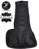 GREY STITCHING FITS TOYOTA MR2 MK3 SPYDER 00-07 REAL LEATHER GEAR GAITER