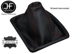 RED STICH LEATHER MANUAL GEAR GAITER FITS MERCEDES M CLASS ML W163 SUV 230 270