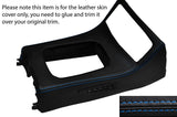 BLUE STITCH GEAR SURROUND LEATHER SKIN COVER FITS HONDA CRX DEL SOL 92-97