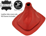 RED  TOP GRAIN REAL LEATHER GEAR GAITER OVER RUBBER FOR FIAT X1/9 X19 EARLY