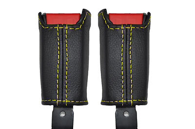 yellow stitch FITS  HONDA CRX DEL SOL  92-98 2X FRONT SEAT BELT STALK  COVERS