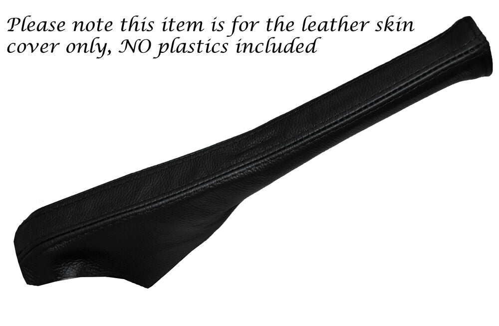 BLACK STITCH LEATHER SKIN HANDBRAKE GAITER FITS VOLVO 240 245 242 244 262 GLT