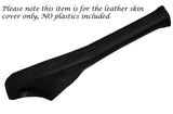BLACK STITCH LEATHER SKIN HANDBRAKE GAITER FITS VOLVO 240 245 242 244 262 GLT