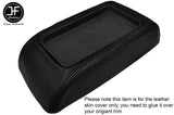 BLACK STITCH LEATHER ARMREST LID SKIN COVER FITS LANDROVER FREELANDER MK1 98-06