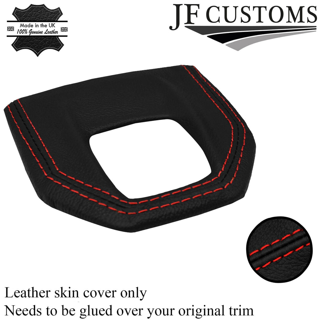 RED STITCH AUTOMATIC AUTO GEAR SURROUND COVER FOR ALFA ROMEO GIULIA 952 16-19