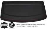RED  STITCH REAR PARCEL SHELF LEATHER COVER FITS VW GOLF MK5 V 03-09 5 DOOR