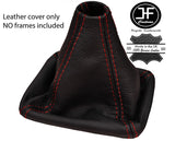 RED STITCHING REAL LEATHER MANUAL GEAR GAITER FITS AUDI 100 C4 1991-1997