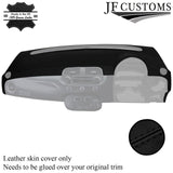 BLACK STITCH LEATHER DASH DASHBOARD COVER FITS FIAT 500 ABARTH 07-16 CUSTOM NEW