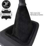 BLACK STITCHING REAL SUEDE MANUAL GEAR GAITER FITS PEUGEOT EXPERT 2017+