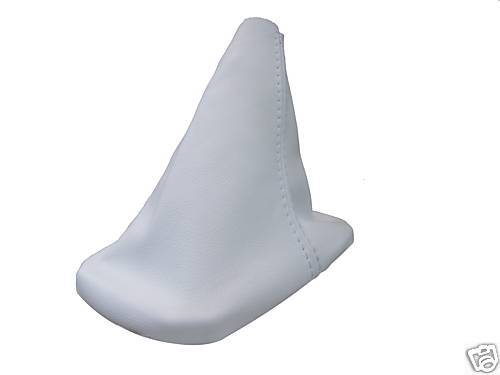 FITS VW GOLF MK4 WHITE LEATHER GEAR GAITER SHIFT BOOT 98-06 CUSTOM NEW