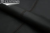 BROWN STITCH LEATHER COVERS FOR BMW 3 E30 CONVERTIBLE  FRONT UPHOLSTERY KIT