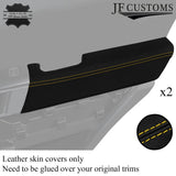 YELLLOW STITCH 2X REAR DOOR CARD ARMREST COVER FOR RANGE ROVER L494 13-21