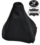BLACK STITCH MANUAL LEATHER GEAR STICK GAITER FITS HYUNDAI SANTA FE 2001-2006