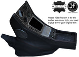 BLACK STITCH CENTRE CONSOLE LEATHER COVER FITS ALFA ROMEO BERLINA 1750