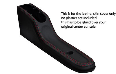 red stitch FITS SMART FORTWO 451 PASSION CITY 08+ CENTRE CONSOLE TUNNEL COVER