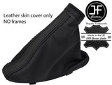 BLACK & BLACK TOP GRAIN LEATHER HANDBRAKE GAITER FOR ALFA ROMEO BRERA 06-11