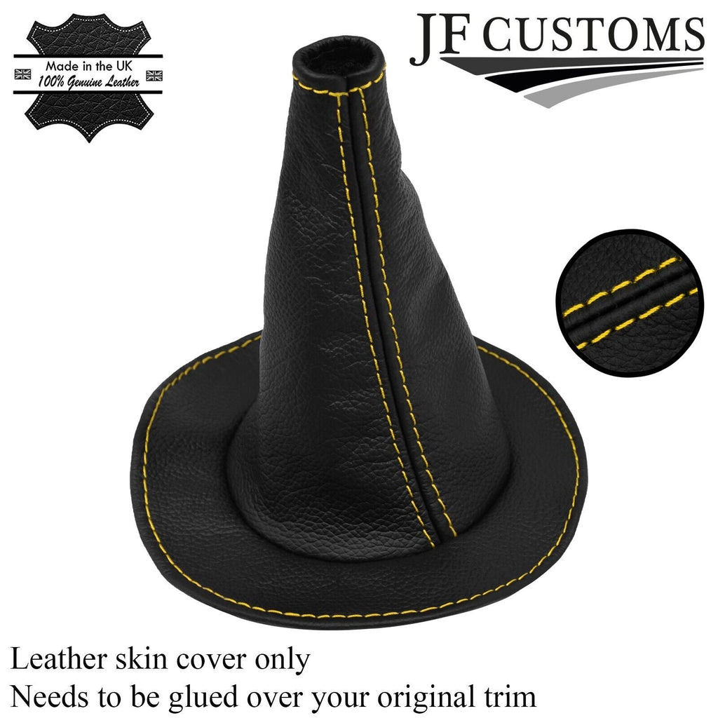 FITS FORD ESCORT MK1 MK2 YELLOW STITCH LEATHER GEAR GAITER RUBBER REPLACEMENT