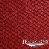 D RED LEATHER SCALE PATTERN 75cm x 100cm QUALITY PREMIUM CRAFT TEXTILE DSG1