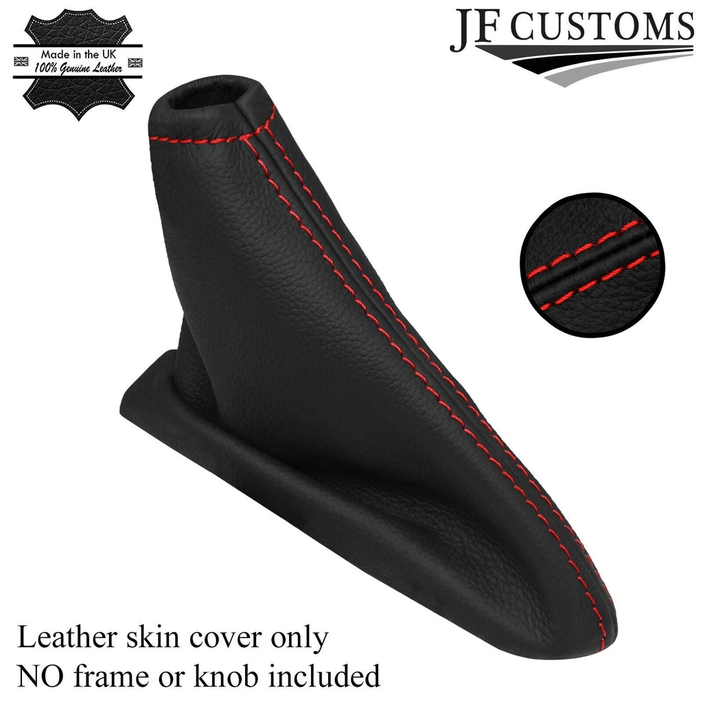 FITS VOLVO C30 06-13 RED STITCH LEATHER HANDBRAKE GAITER CUSTOM NEW MADE IN UK